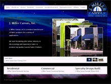 Tablet Screenshot of jmillercanvas.com